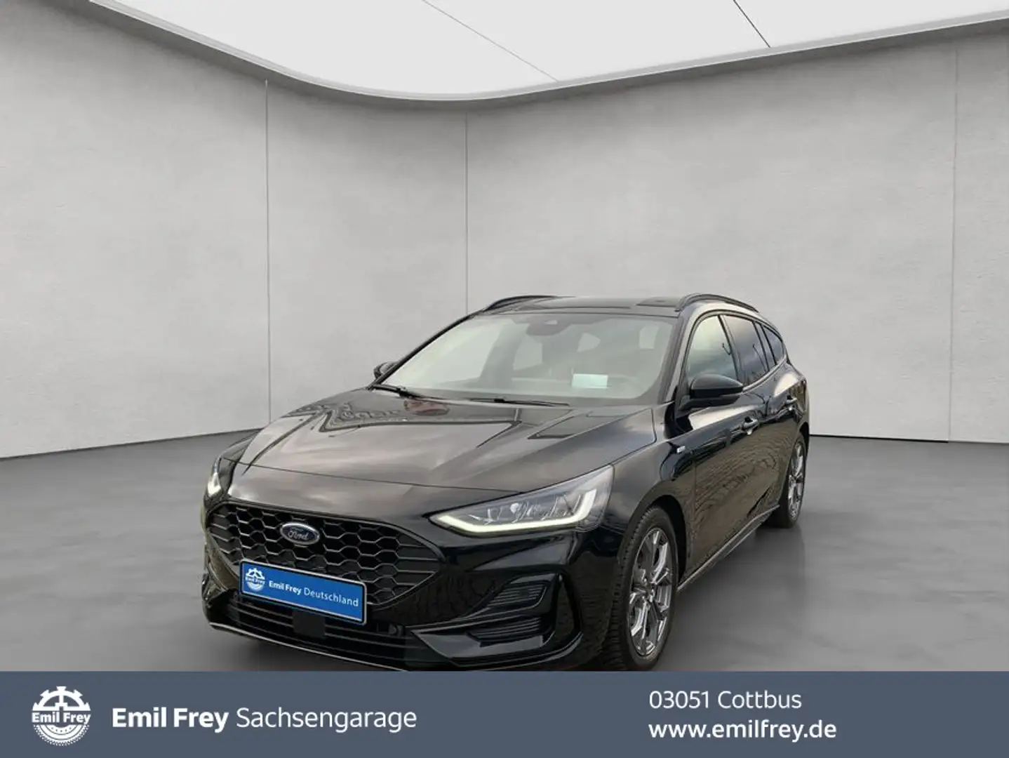 Ford Focus Turnier 1.0 EB Hybrid Aut. ST-LINE X AHZV Zwart - 1