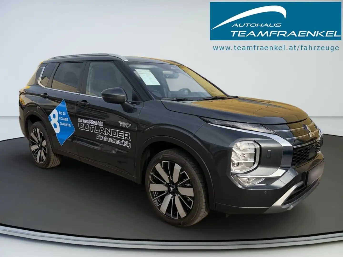 Mitsubishi Outlander PHEV 2,4 4WD Intense AT 25 Grau - 2