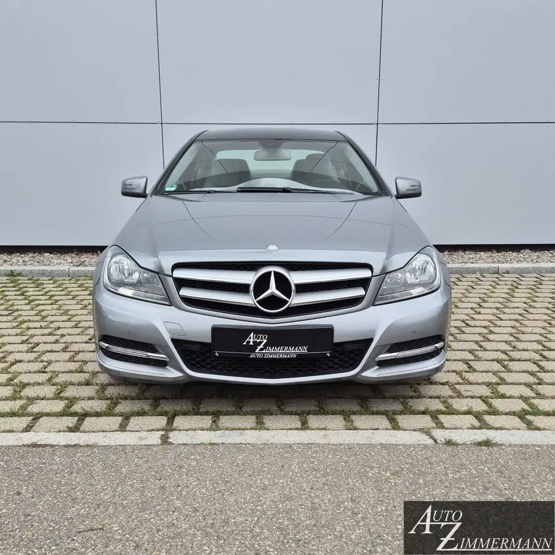 Mercedes-Benz C 180 Coupe CGI BE Navi*Leder*19 Zoll*PDC*SHZ Silber - 2