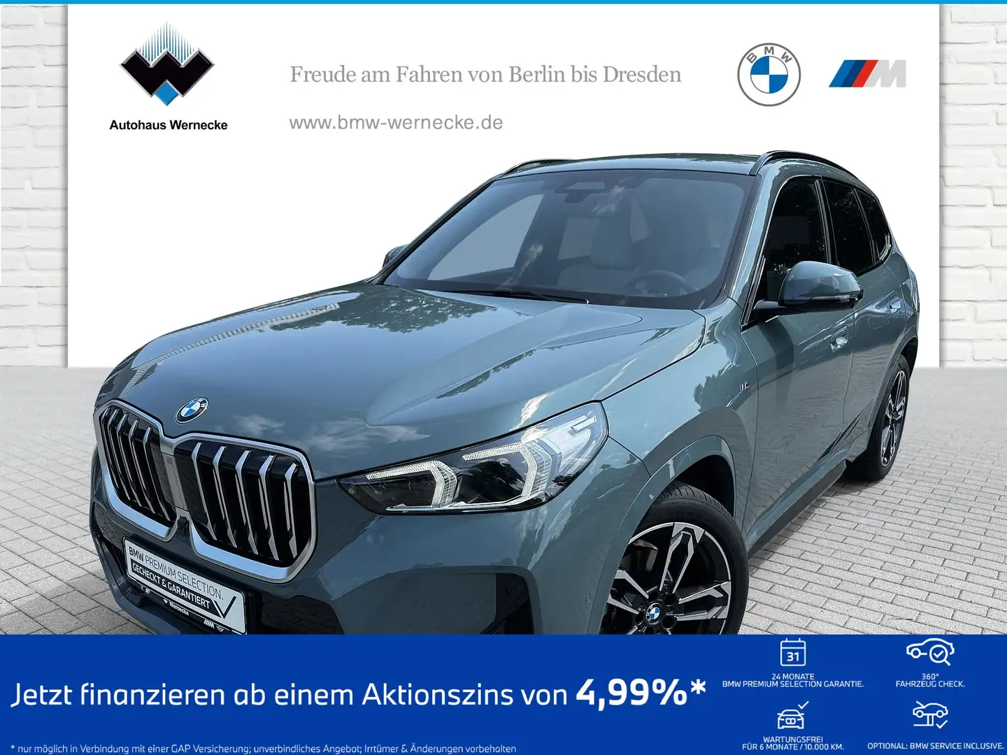 BMW X1 sDrive18i SAV M Sportpaket Head-Up HK HiFi Groen - 1
