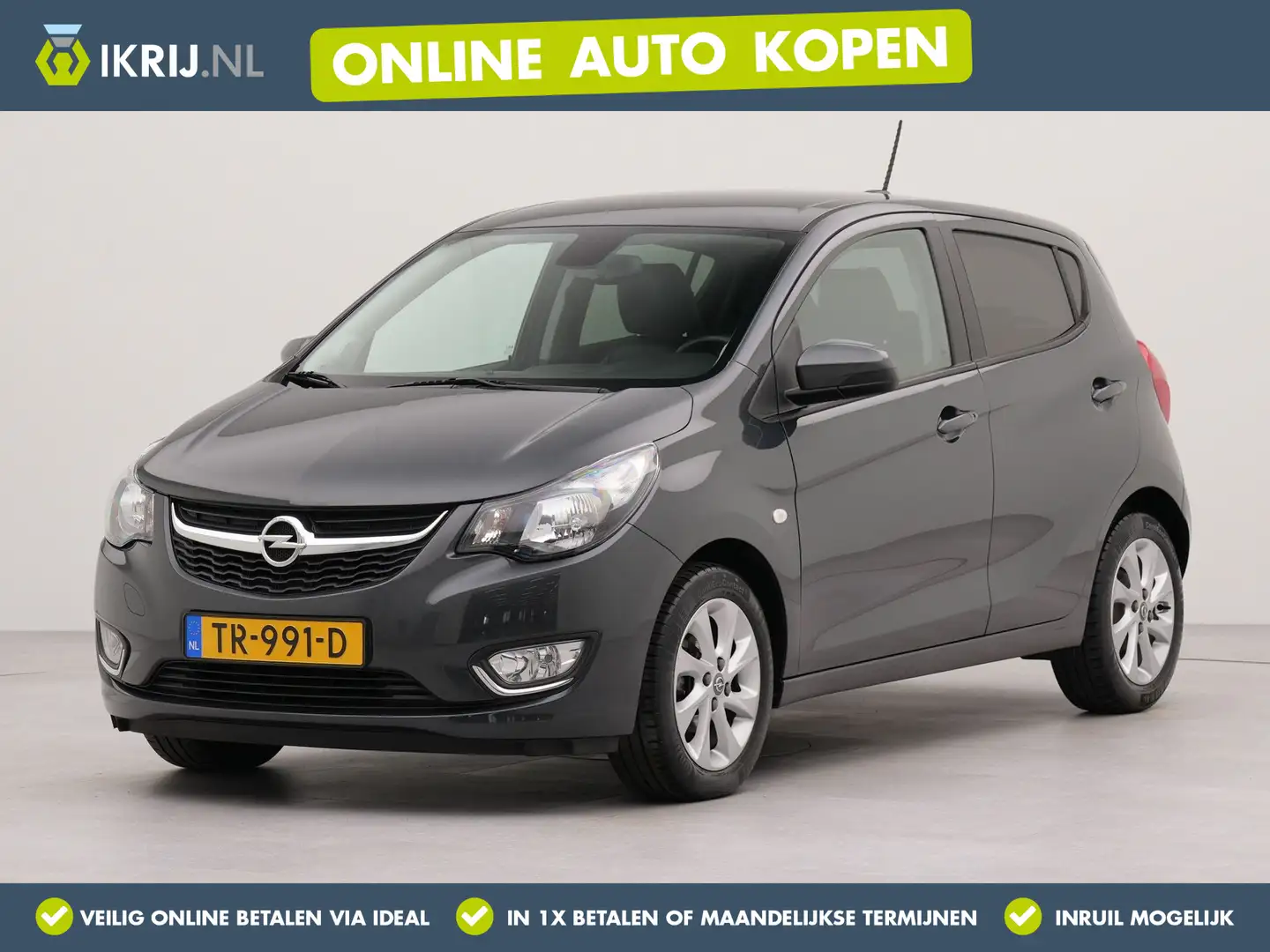 Opel Karl 1.0 ecoFLEX Innovation Automaat | Apple Carplay | Grijs - 1