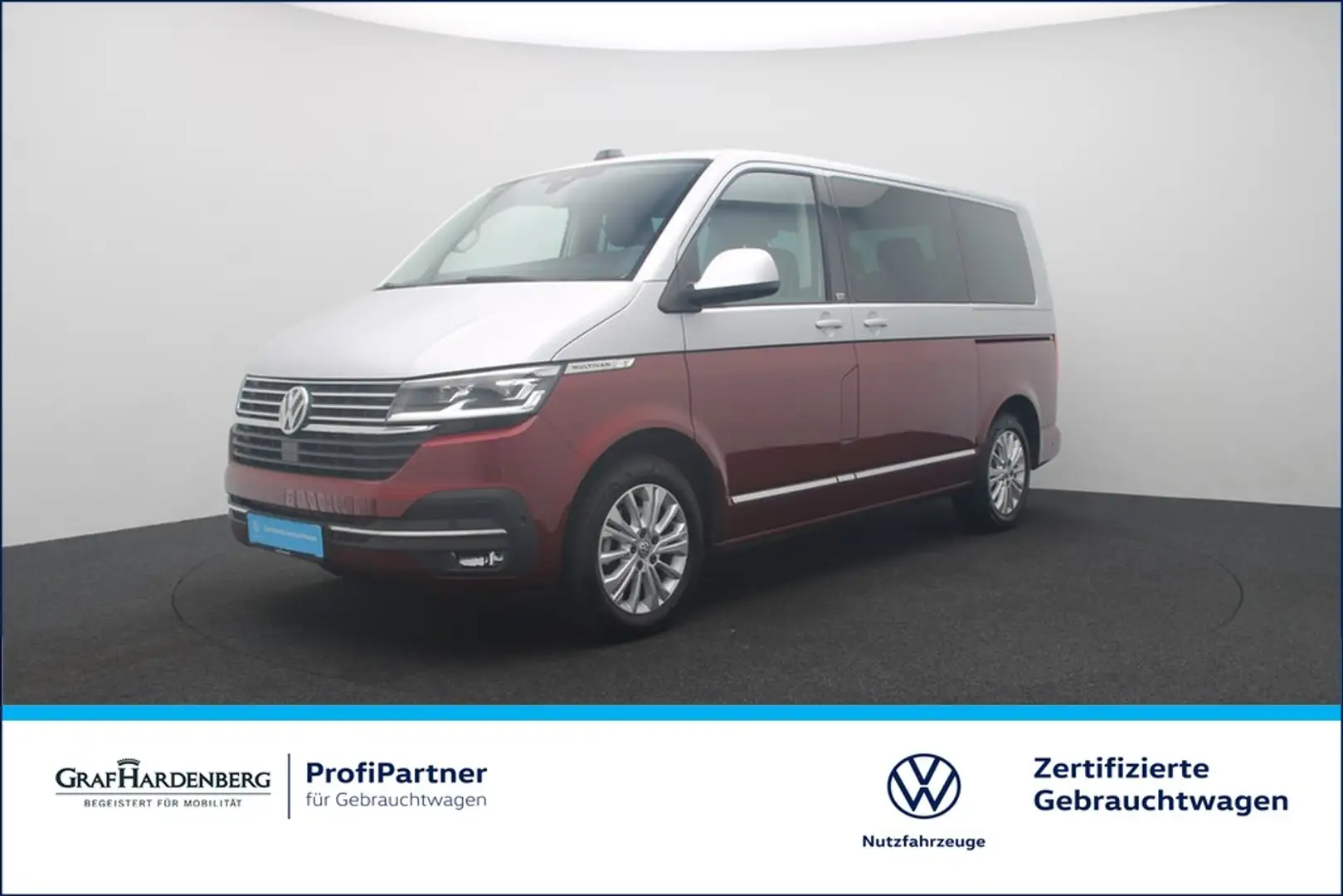 Volkswagen T6 Multivan 6.1 2.0 TDI DSG Gen.Six LED Navi AHK Rot - 1