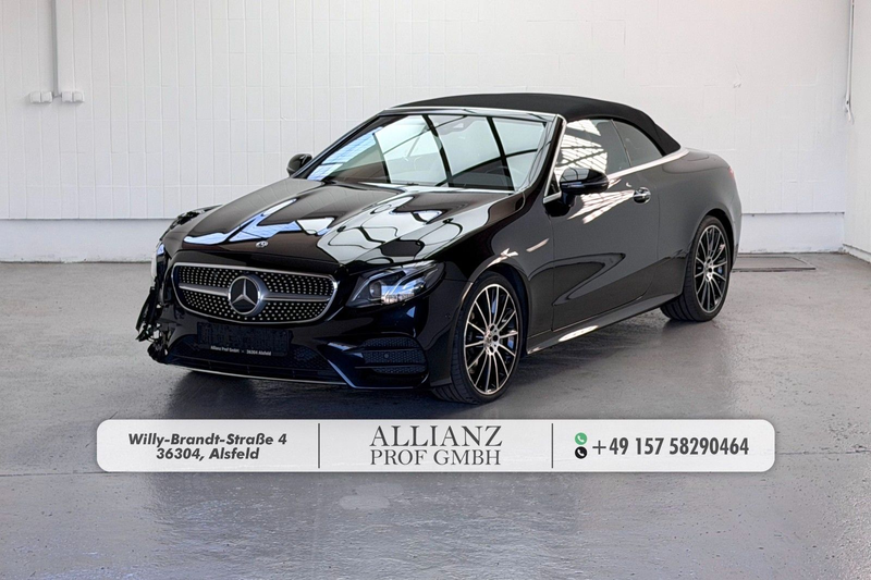 Mercedes-Benz E 400 Cabrio 4Matic AMG 3,0 V6 360° LED UNFALL