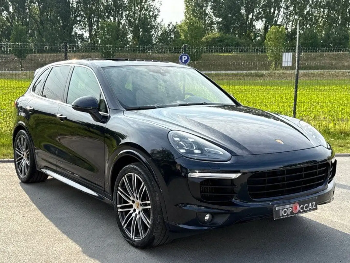 Porsche Cayenne (958) 3.0 250CH * PACK CHRONO * FULL OPTIONS * CAM Kék - 2