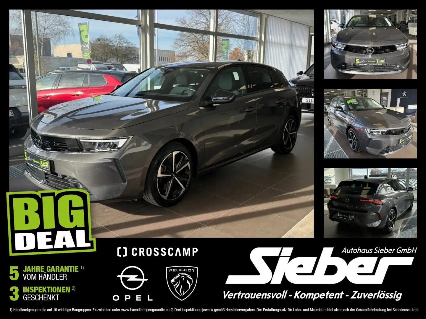 Opel Astra L 1.6 Turbo Edition Tempomat*Sitzhzg Gris - 1