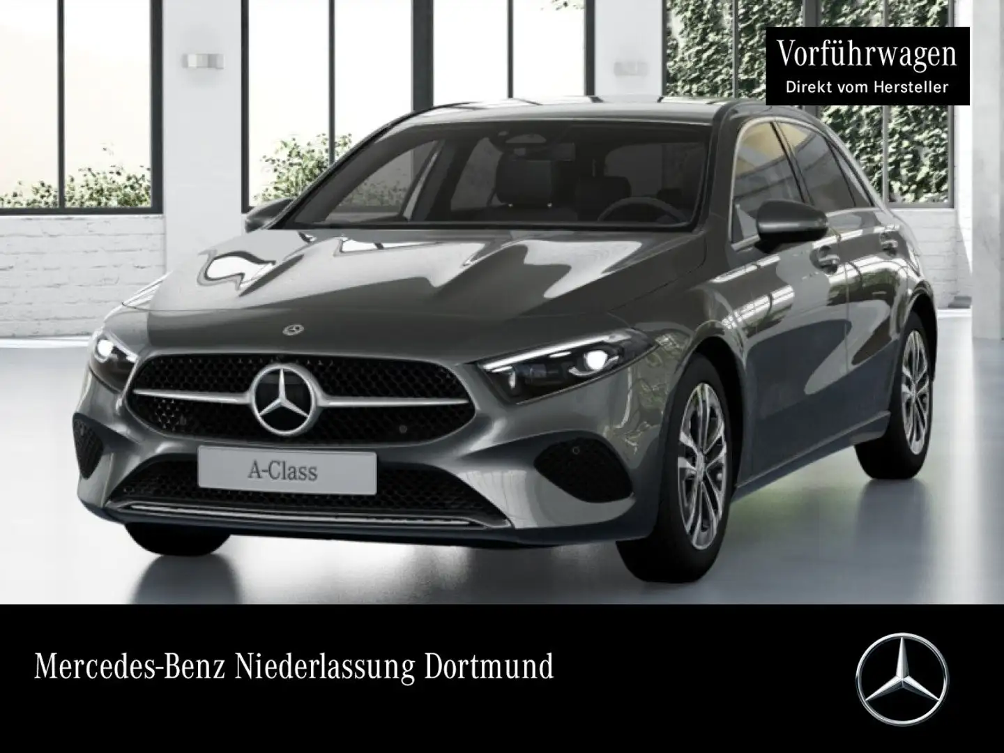 Mercedes-Benz A 250 e PROGRESSIVE+AHK+MULTIBEAM+KAMERA+TOTW+8G Grau - 1