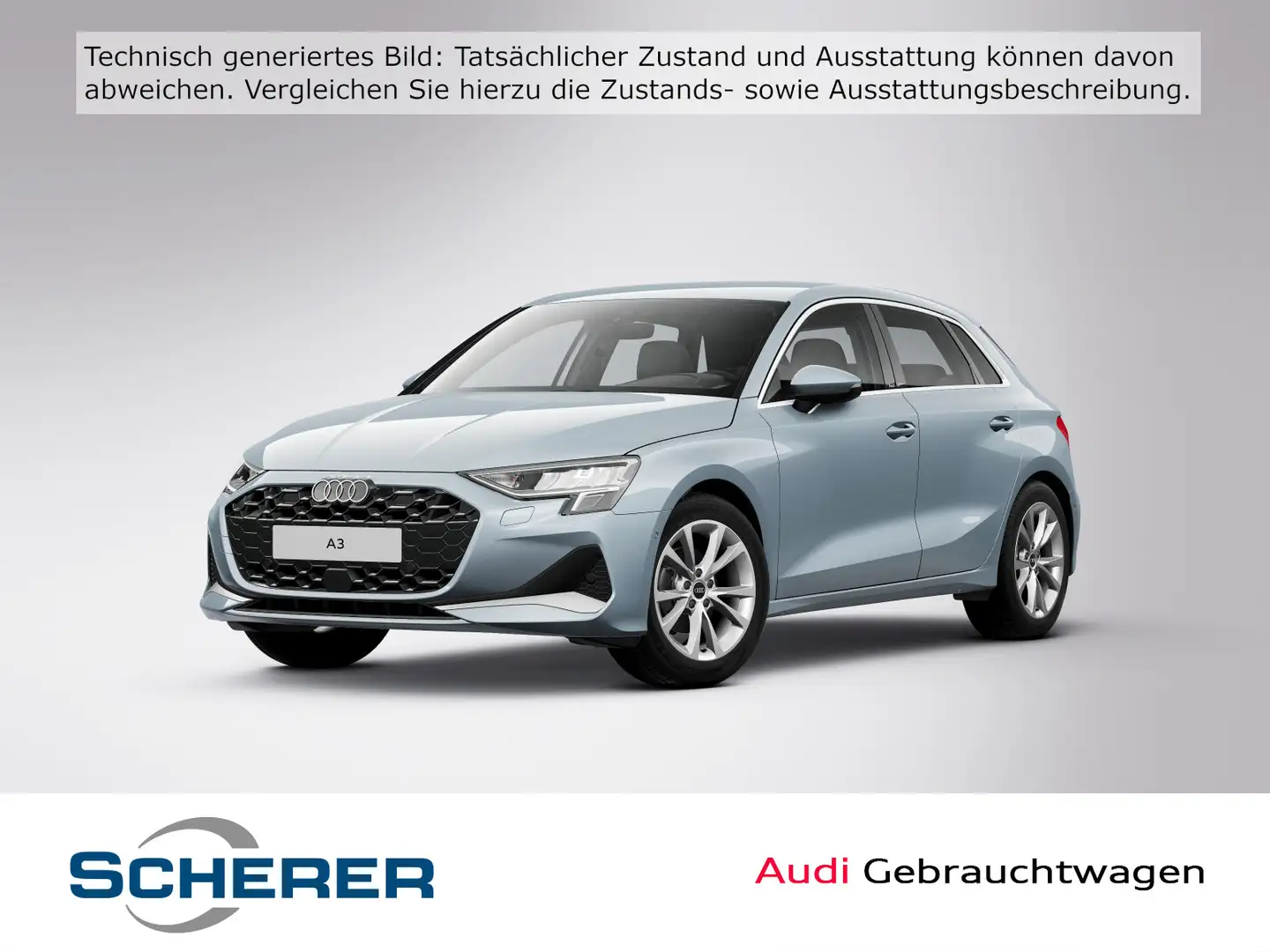 Audi A3 advanced 35 TDI 110(150) kW(PS) S t Gris - 1