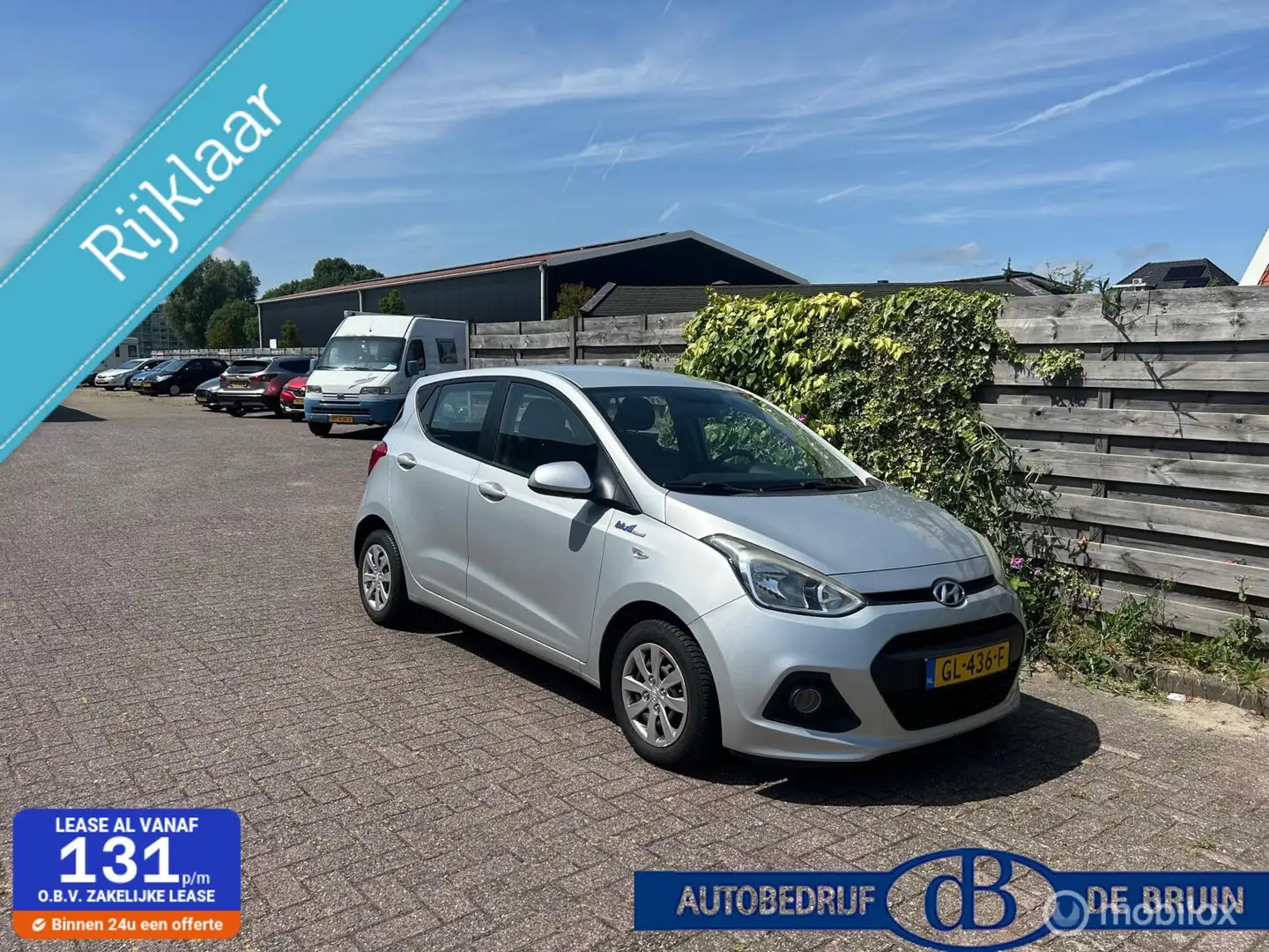 Hyundai i10 1.0i i-Motion Comfort Airco 5 PERS! Grijs - 1
