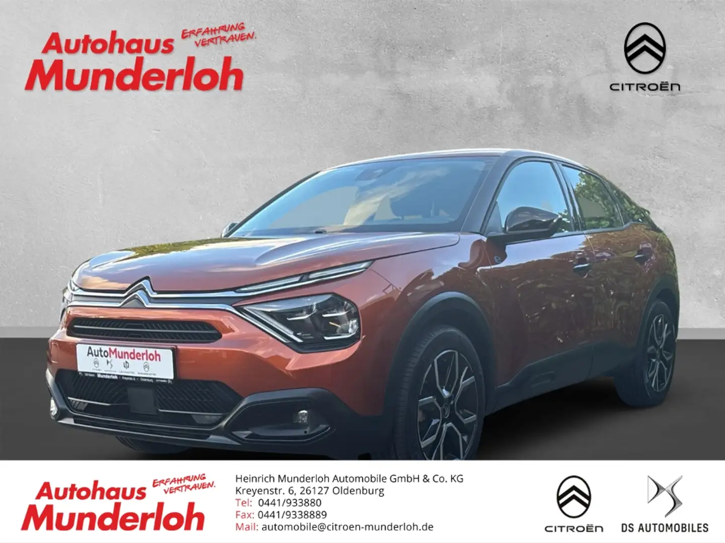 Citroen E-C4 Electric Feel LED Mehrzonenklima LenkradHZG Spurhalteassist Braun - 1