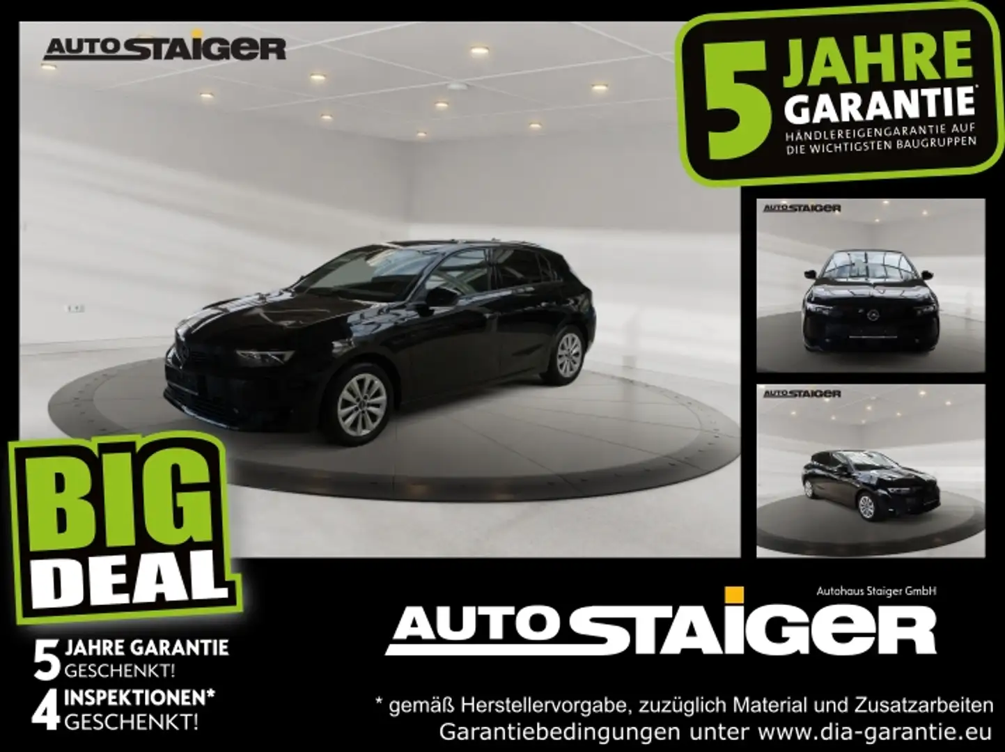 Opel Astra L 1.2 Turbo Elegance Navi Rückfahrk. AHK Schwarz - 1
