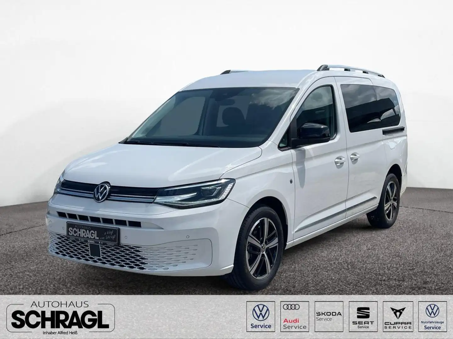 Volkswagen Caddy Maxi Style 1.5 TSI DSG+7-SITZER+AHK+NAVI Weiß - 1