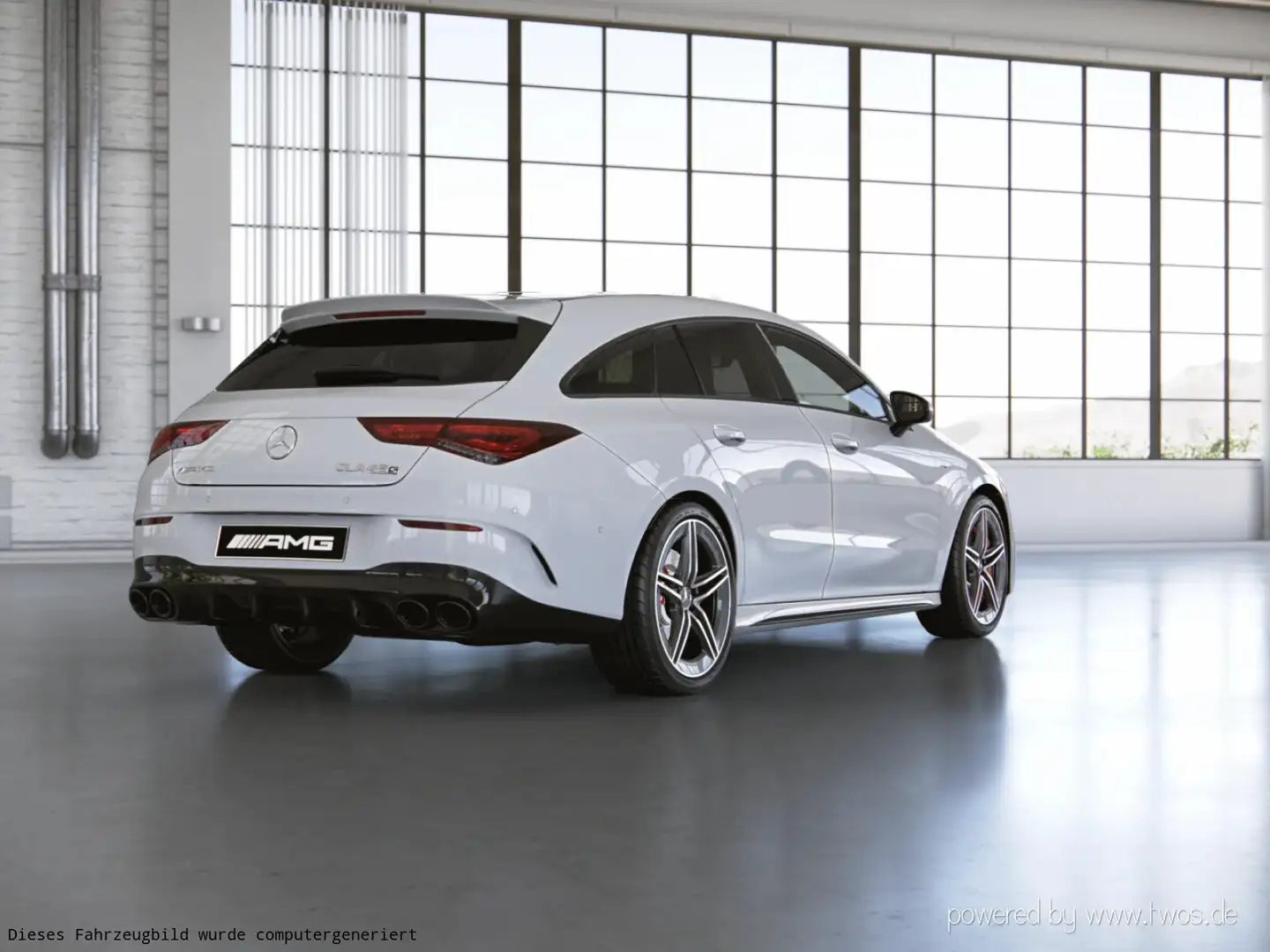 Mercedes-Benz CLA 45 AMG AMG CLA 45 S 4M+ SB *NIGHT*PANO*KAMERA*DISTR* Blanc - 2