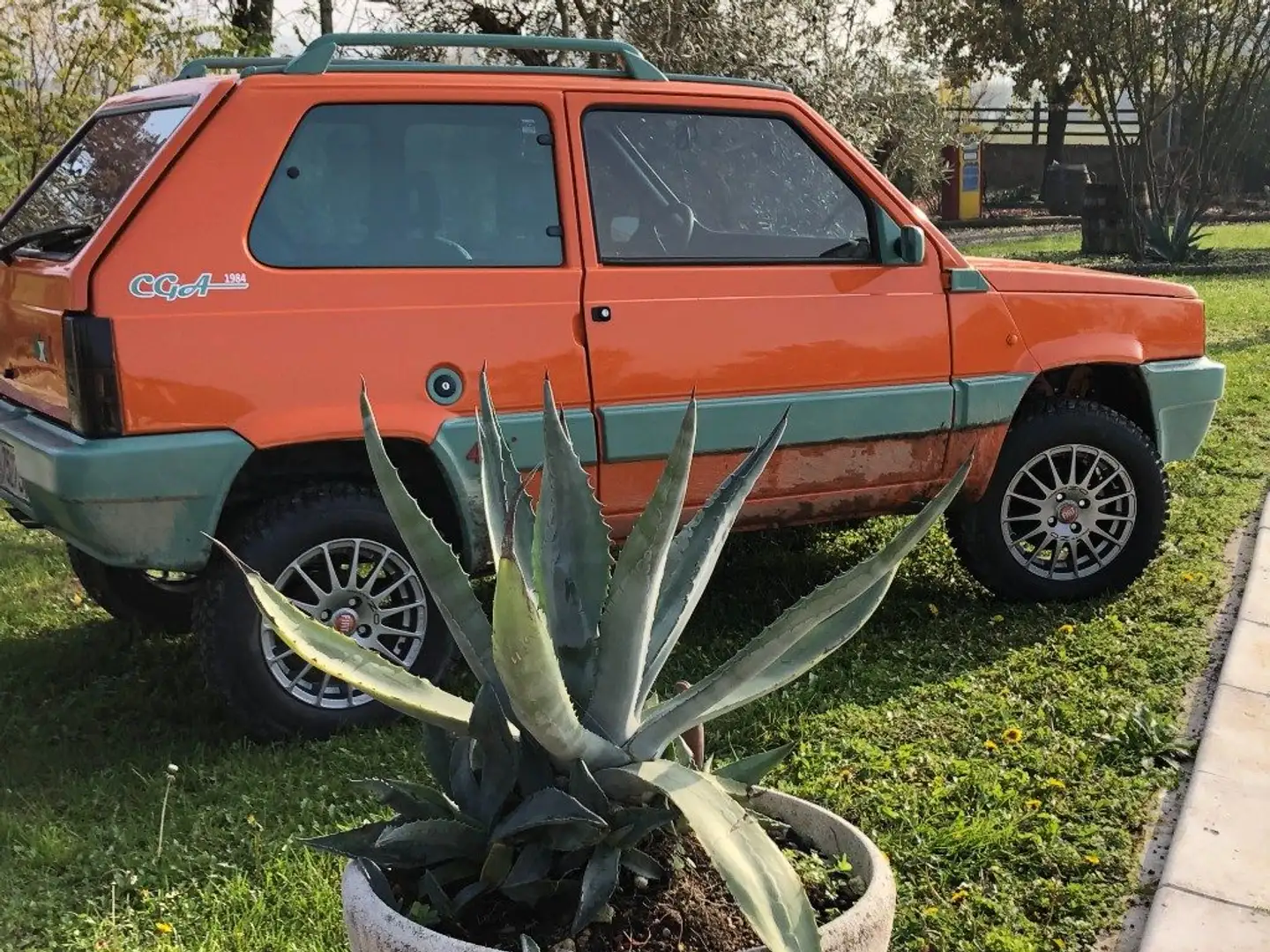 Fiat Panda 4 x 4 leggi 4 ruote, ruoteclassiche cgamotors.it Arancione - 1