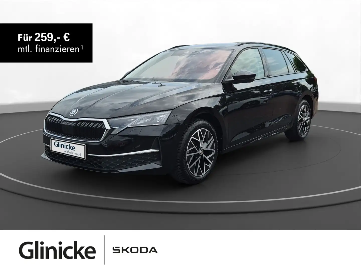 Skoda Octavia Combi 2.0 TDI DSG Navi Klima PDC SiHz Schwarz - 1