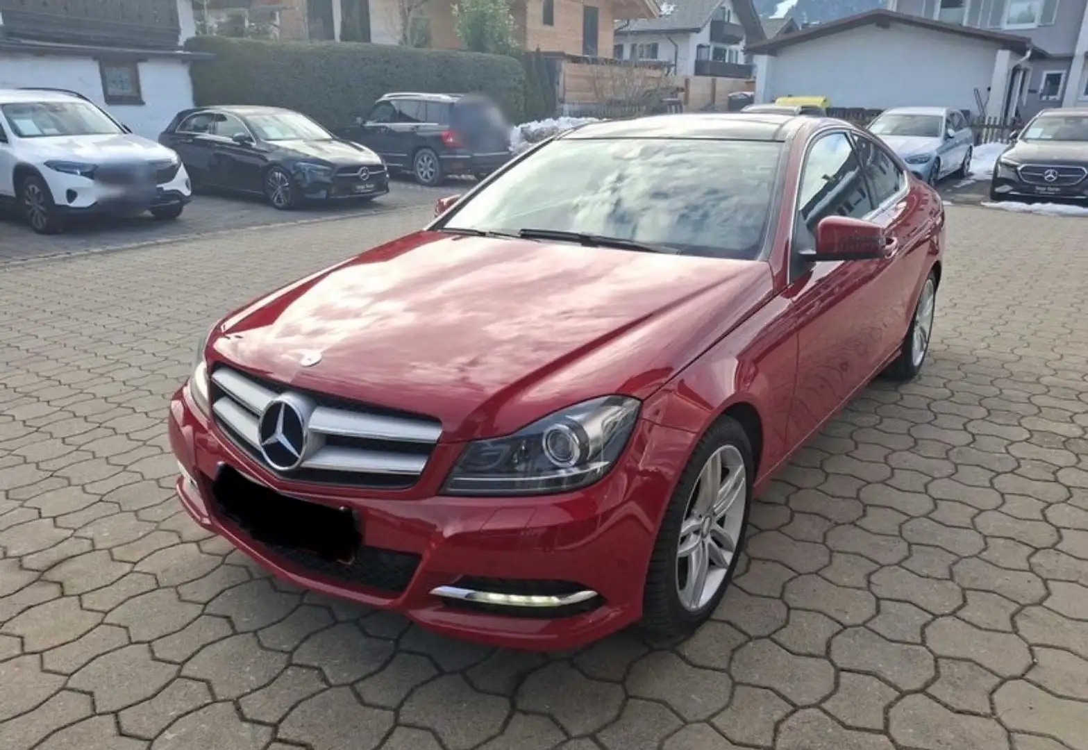 Mercedes-Benz C 250 CDI Coupe*Pano*Kamera*Garantie*AHK Rouge - 1