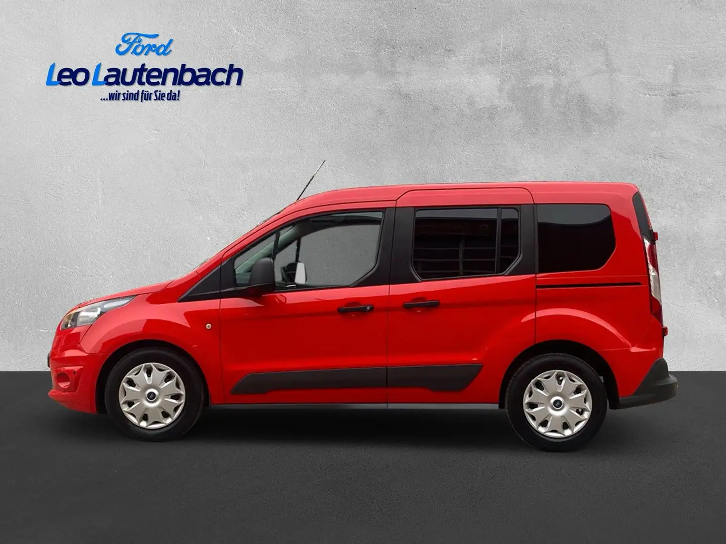Ford Transit Connect Kombi Trend Rojo - 2