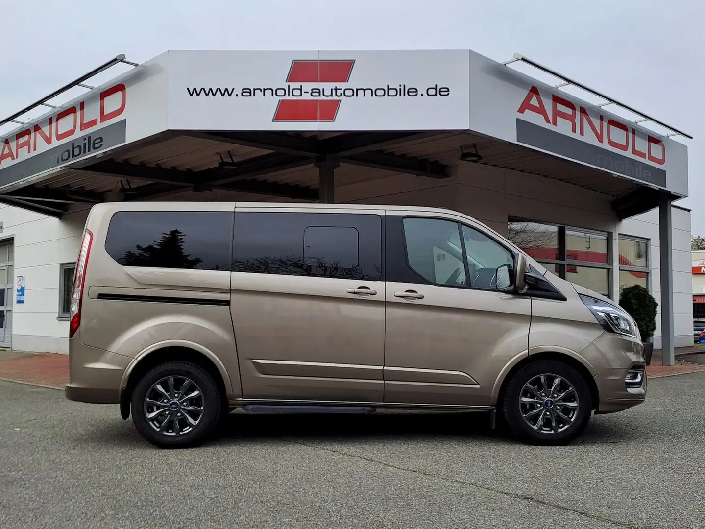 Ford Tourneo Custom (Bi-Xenon,8 Sitze, Kamera, Leder) Silber - 2