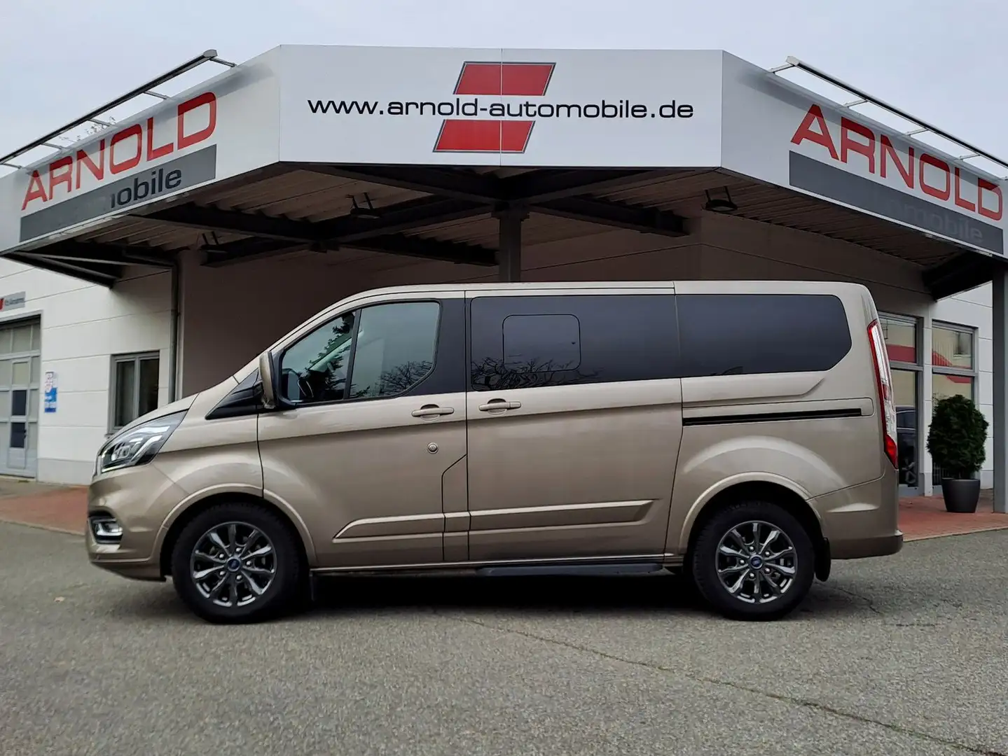 Ford Tourneo Custom (Bi-Xenon,8 Sitze, Kamera, Leder) Silber - 1