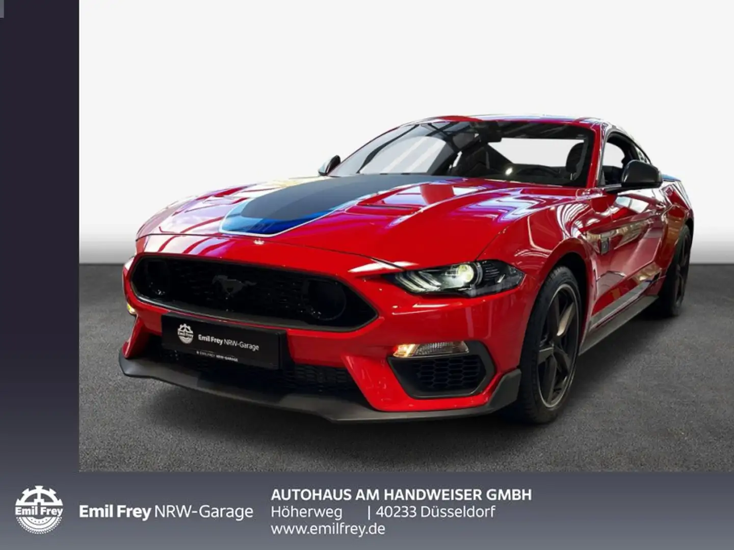 Ford Mustang Fastback 5.0 Ti-VCT V8 Aut. MACH1 338 kW, Rouge - 1