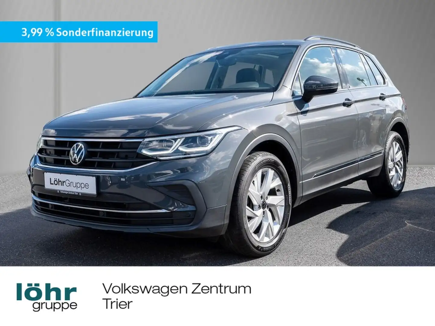 Volkswagen Tiguan 2.0 TDI DSG 4Motion Life AHK, Pano, ZGV Grau - 1