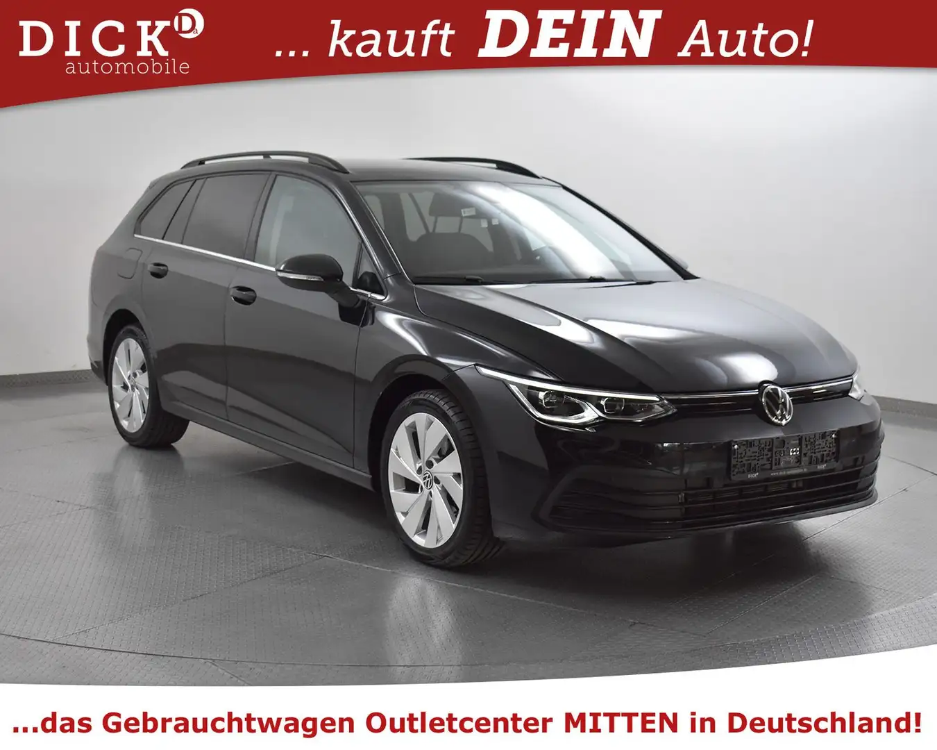 Volkswagen Golf VIII Var 2.0d Style NAVI+MEMO+LED+SHZ+AHK+ Schwarz - 1