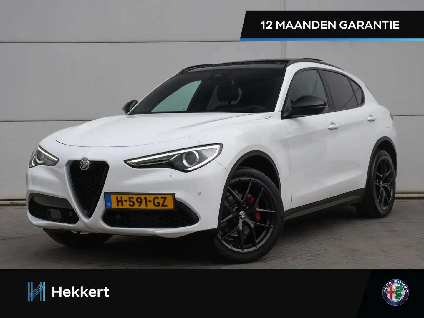 Alfa Romeo Stelvio Super 2.0 Turbo 280pk AWD Automaat SCHUIF-DAK | LE Blanc - 1