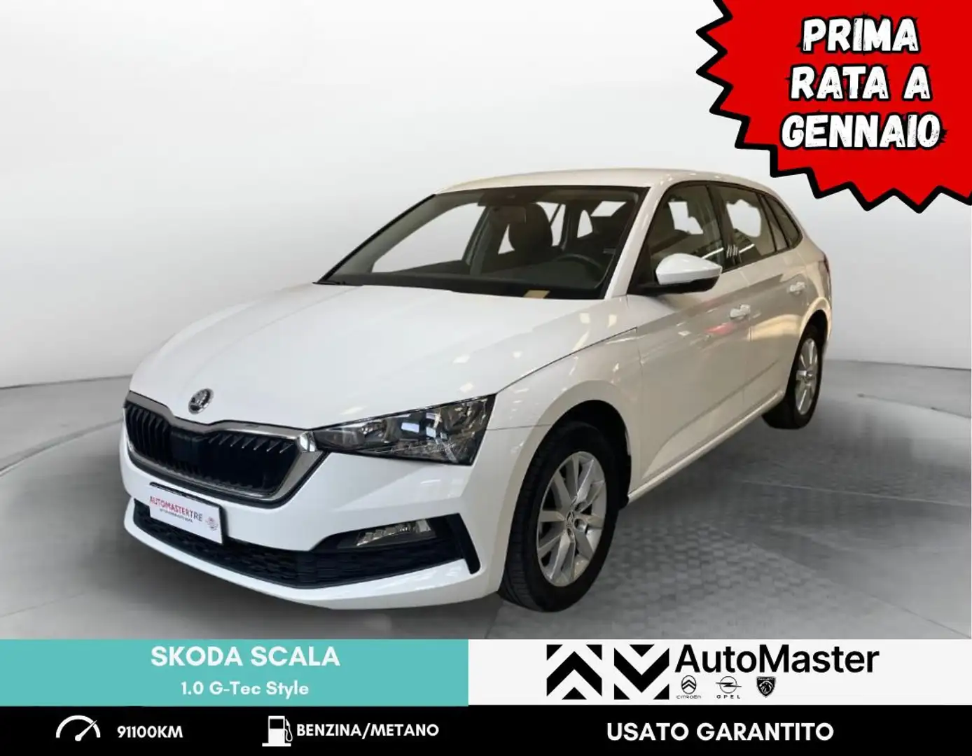 Skoda Scala Scala 1.0 G-Tec Style Weiß - 1