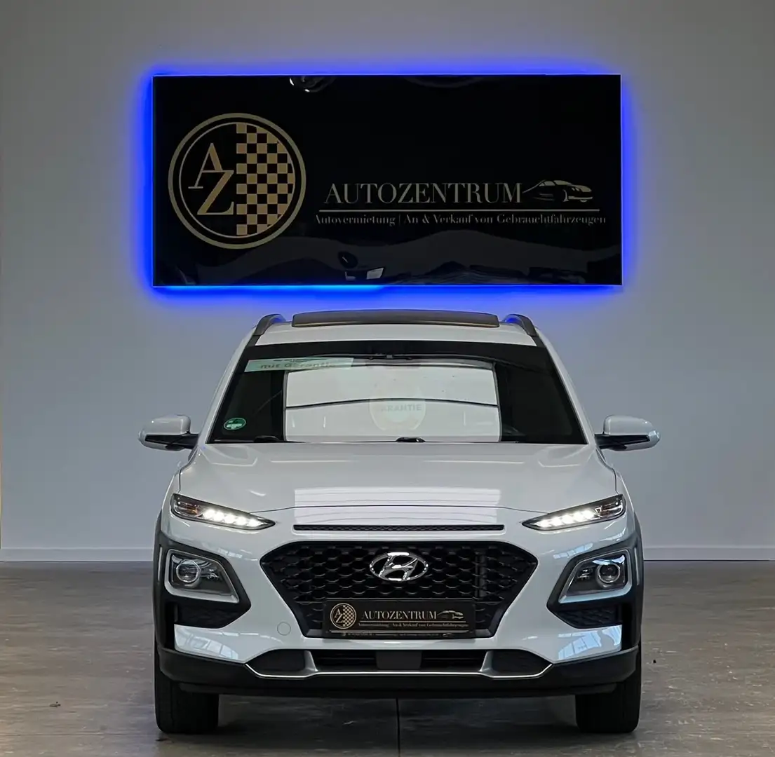 Hyundai KONA YES! Plus *GARANTIE*T-LEDER*HUD*RFK*S-DACH* Weiß - 2