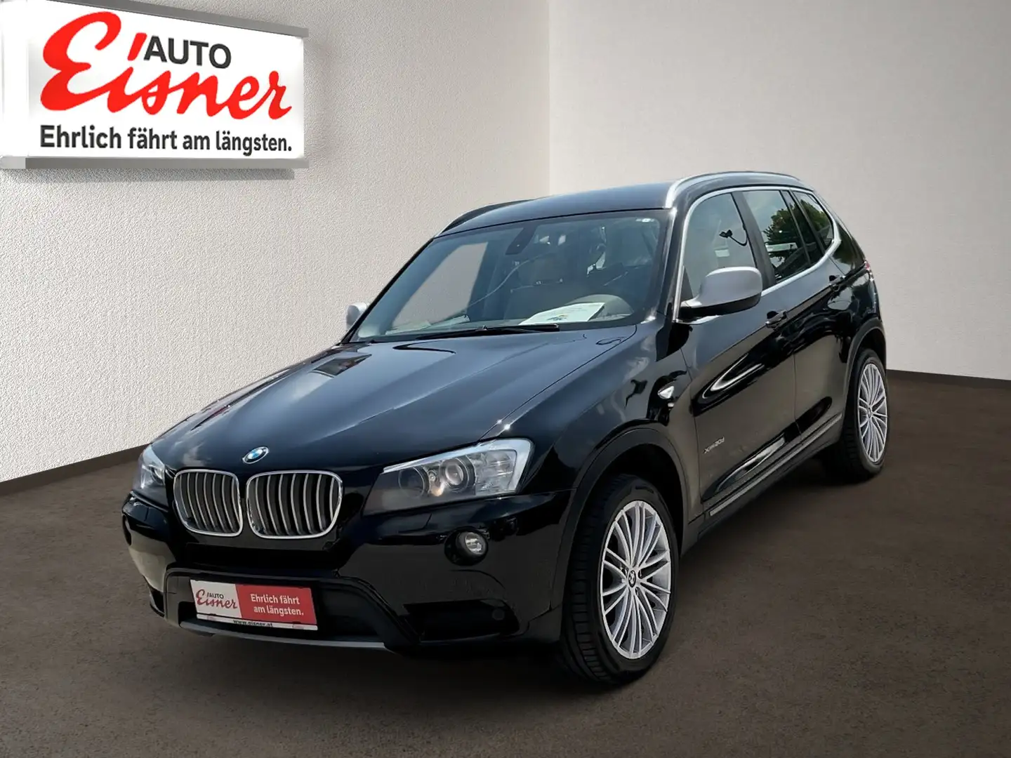 BMW X3 xDrive 20d 2xKlima AUT BiXenon KlimaA LM PDC Schwarz - 2