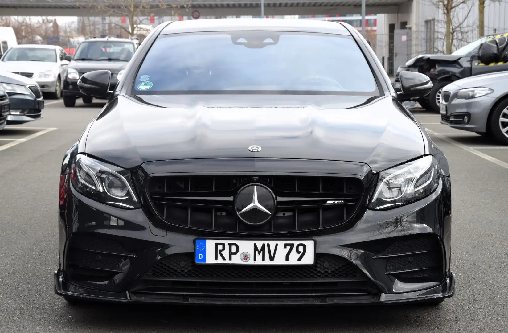 Mercedes-Benz E 53 AMG Lim. 4Matic+ *IWC*Bur.*Designo*Voll* Negro - 2