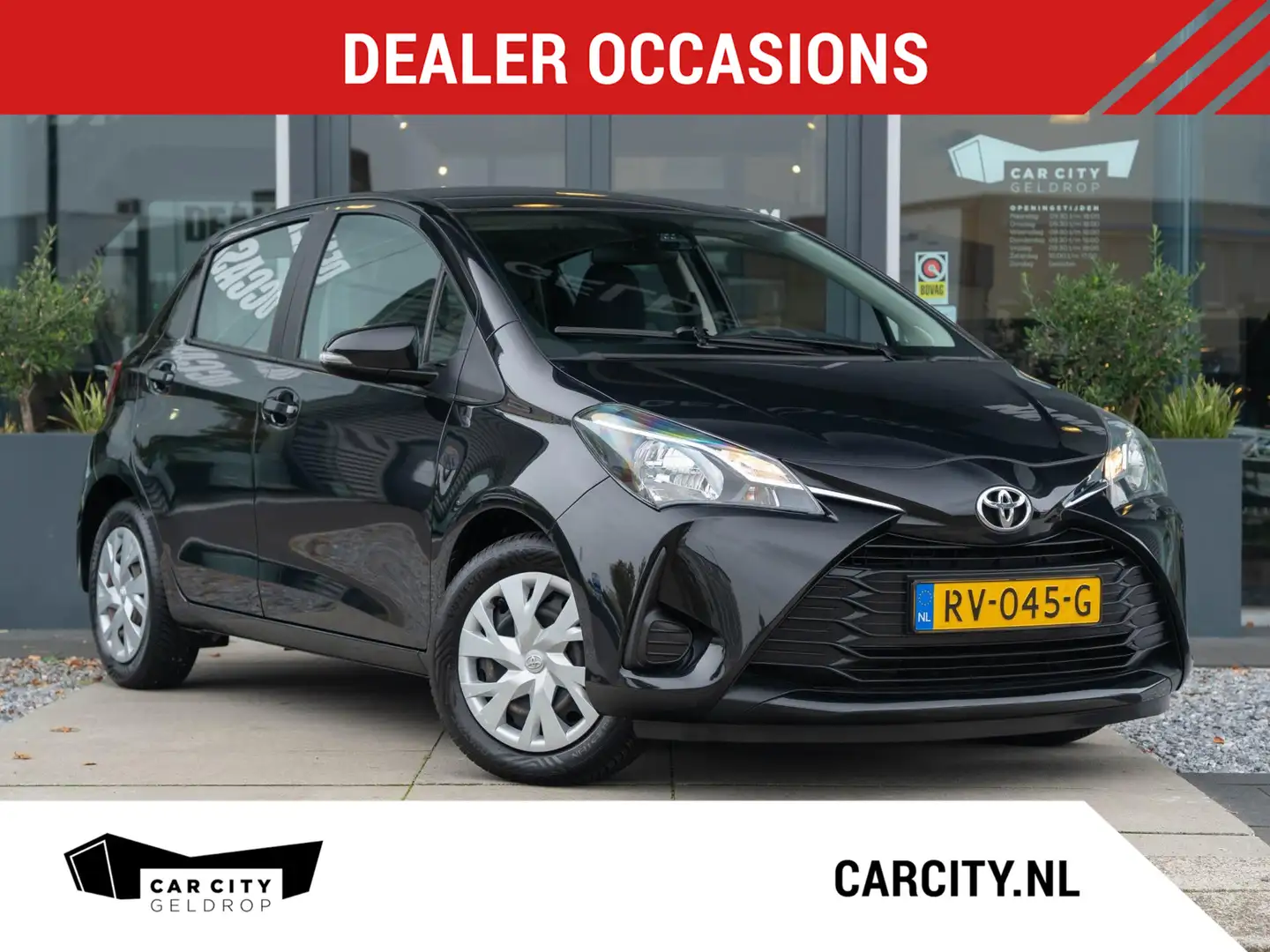 Toyota Yaris 1.0 VVT-i Comfort / Lane Departure Warning / Bluet Noir - 1