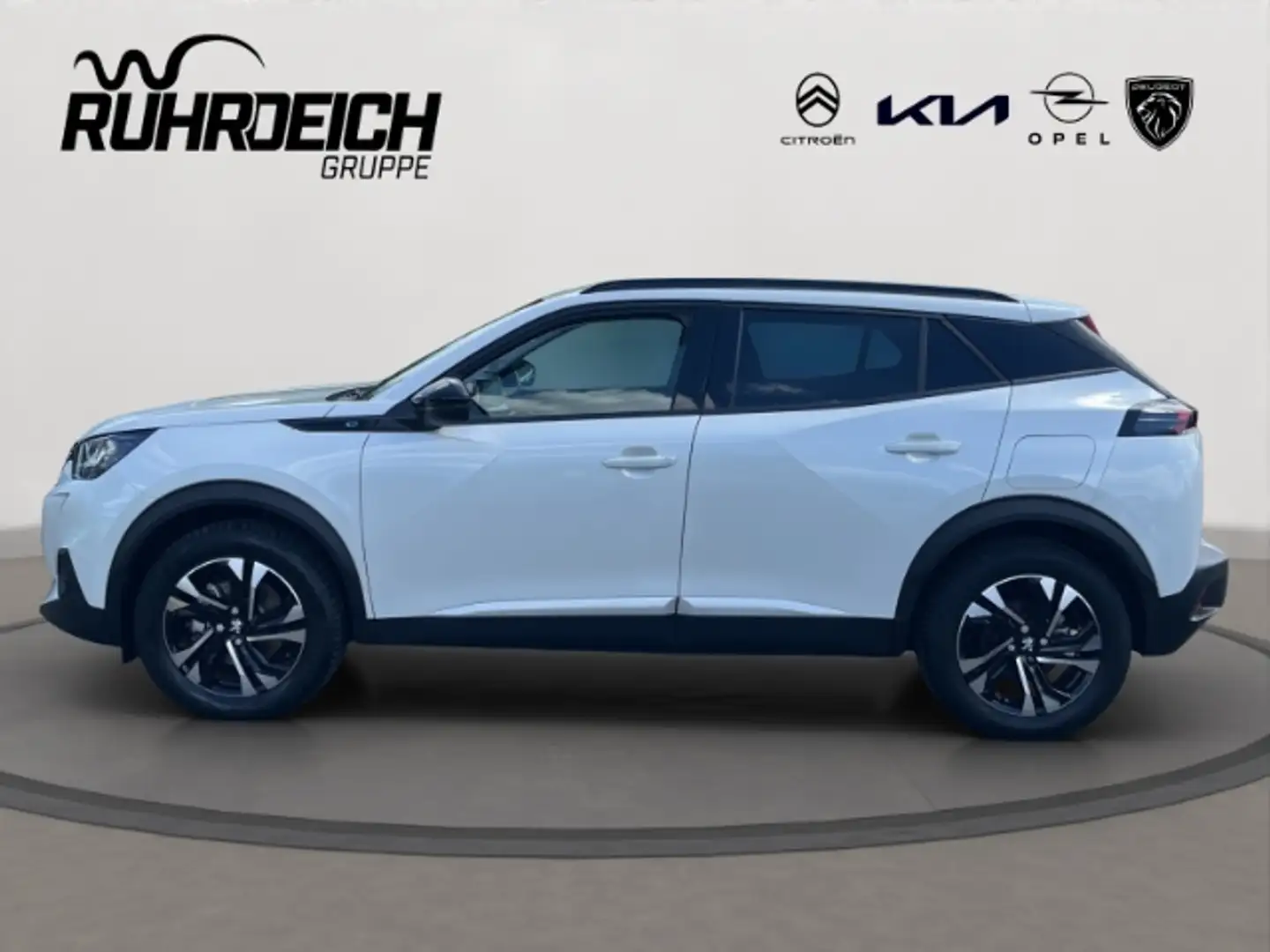 Peugeot 2008 Allure Elektromotor 136 SHZ PDC CARPLAY Blanc - 2
