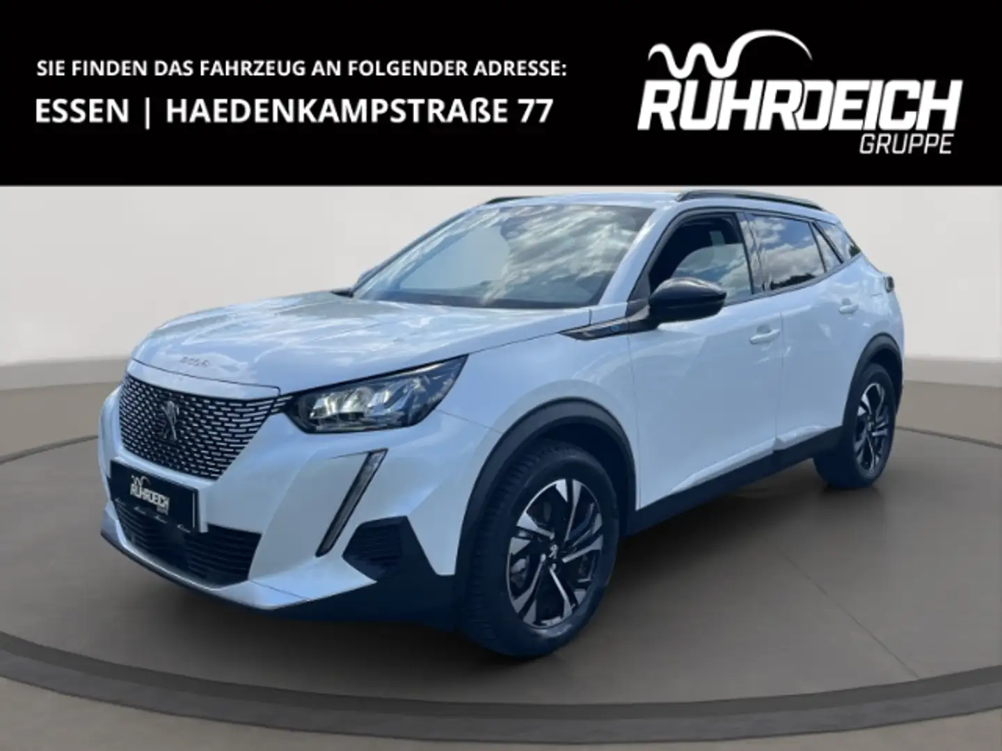 Peugeot 2008 Allure Elektromotor 136 SHZ PDC CARPLAY Blanc - 1