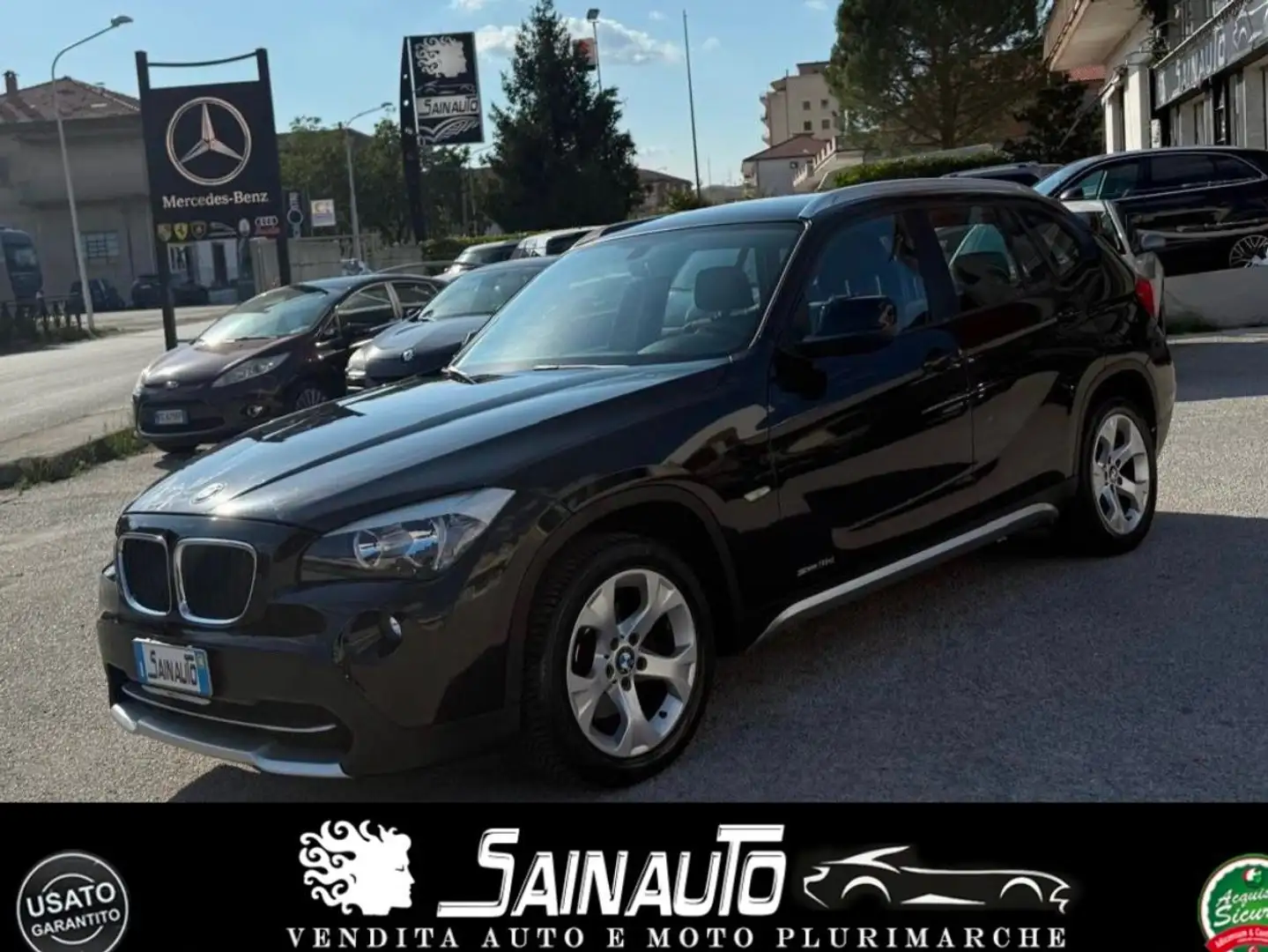 BMW X1 X1 sdrive18d Futura 143cv Garanzia Negru - 1