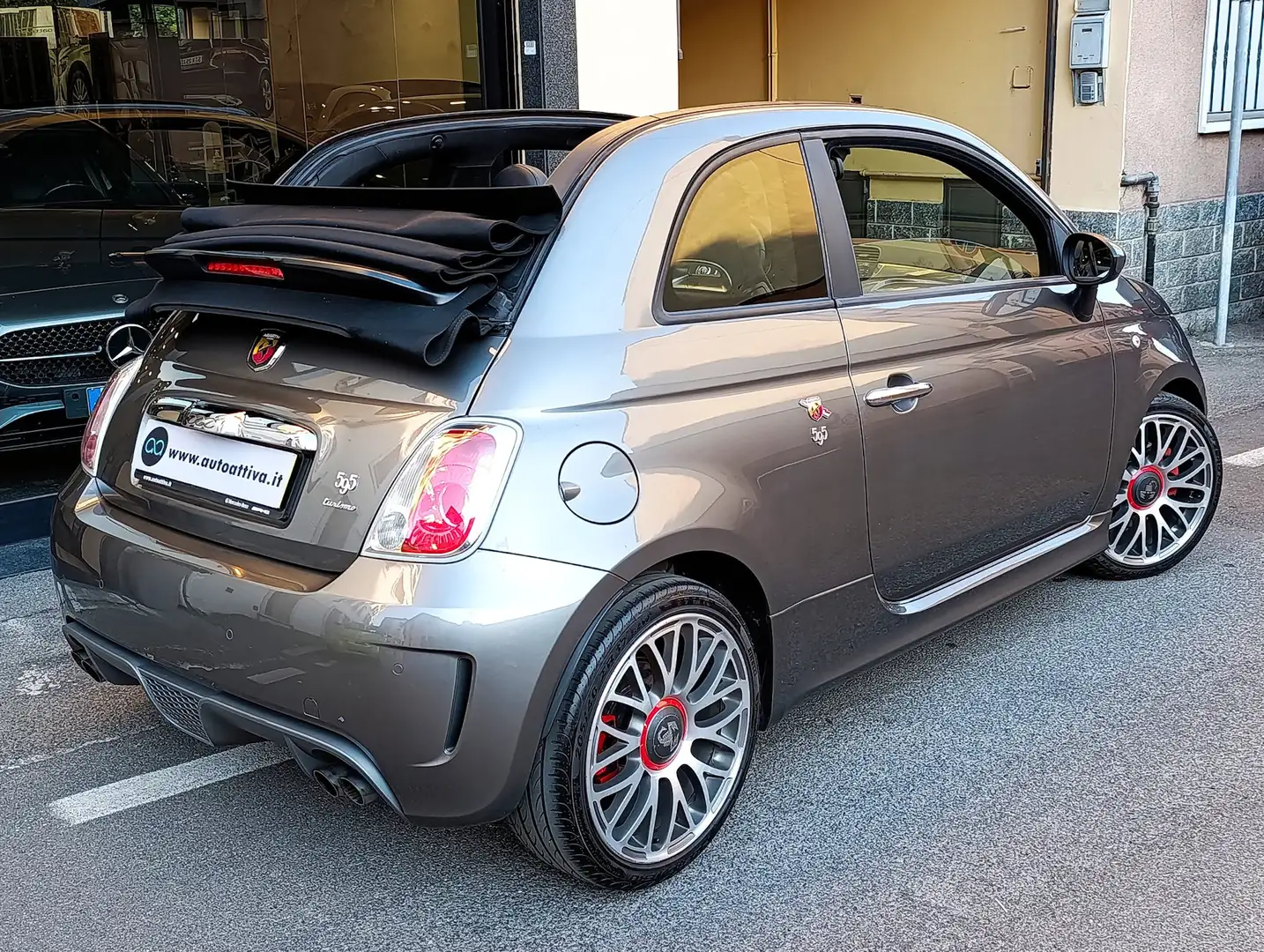 Abarth 595C 1.4 16v t. t-jet turismo 160cv Manuale / Record Monza Grau - 2