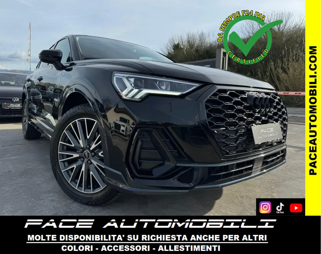 Audi Q3 35D SPORTBACK SPB S LINE SLINE S-LINE BLACK PACK Nero - 1