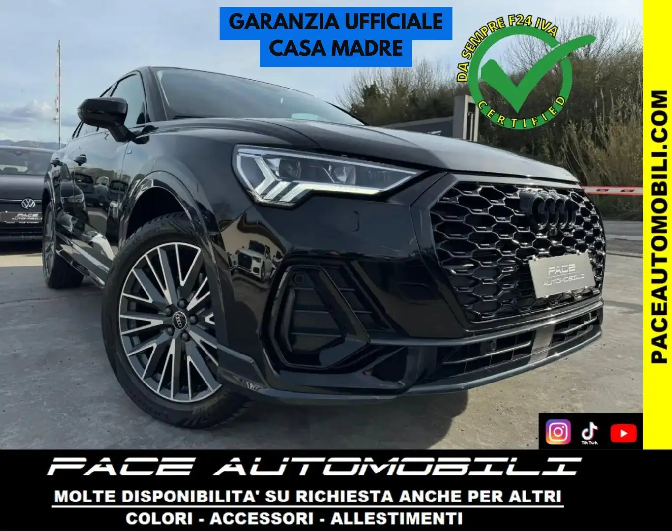 Audi Q3 35D SPORTBACK SPB S LINE SLINE S-LINE BLACK PACK Nero - 1