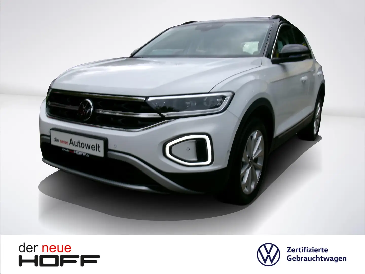 Volkswagen T-Roc 1.0 TSI Style Standhzg. Navi ACC Park Assist SHZ Weiß - 1