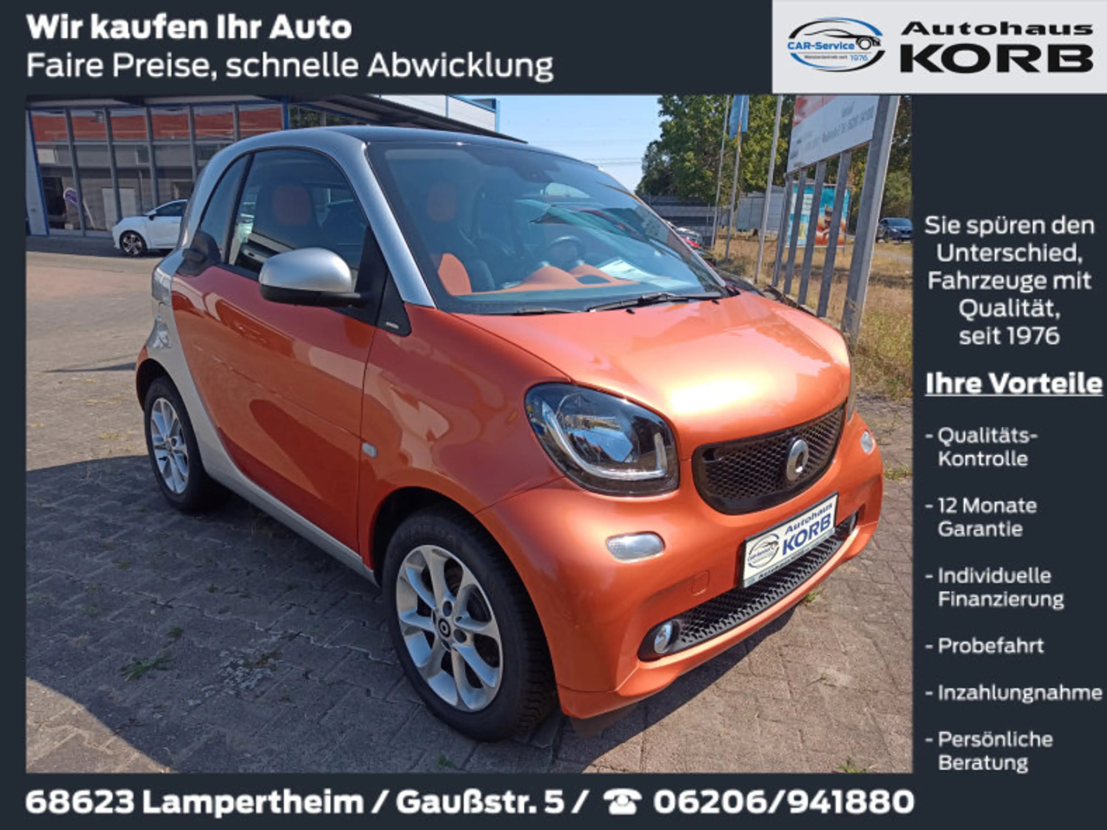 smart forTwo smart fortwo coupe passion, Garantie