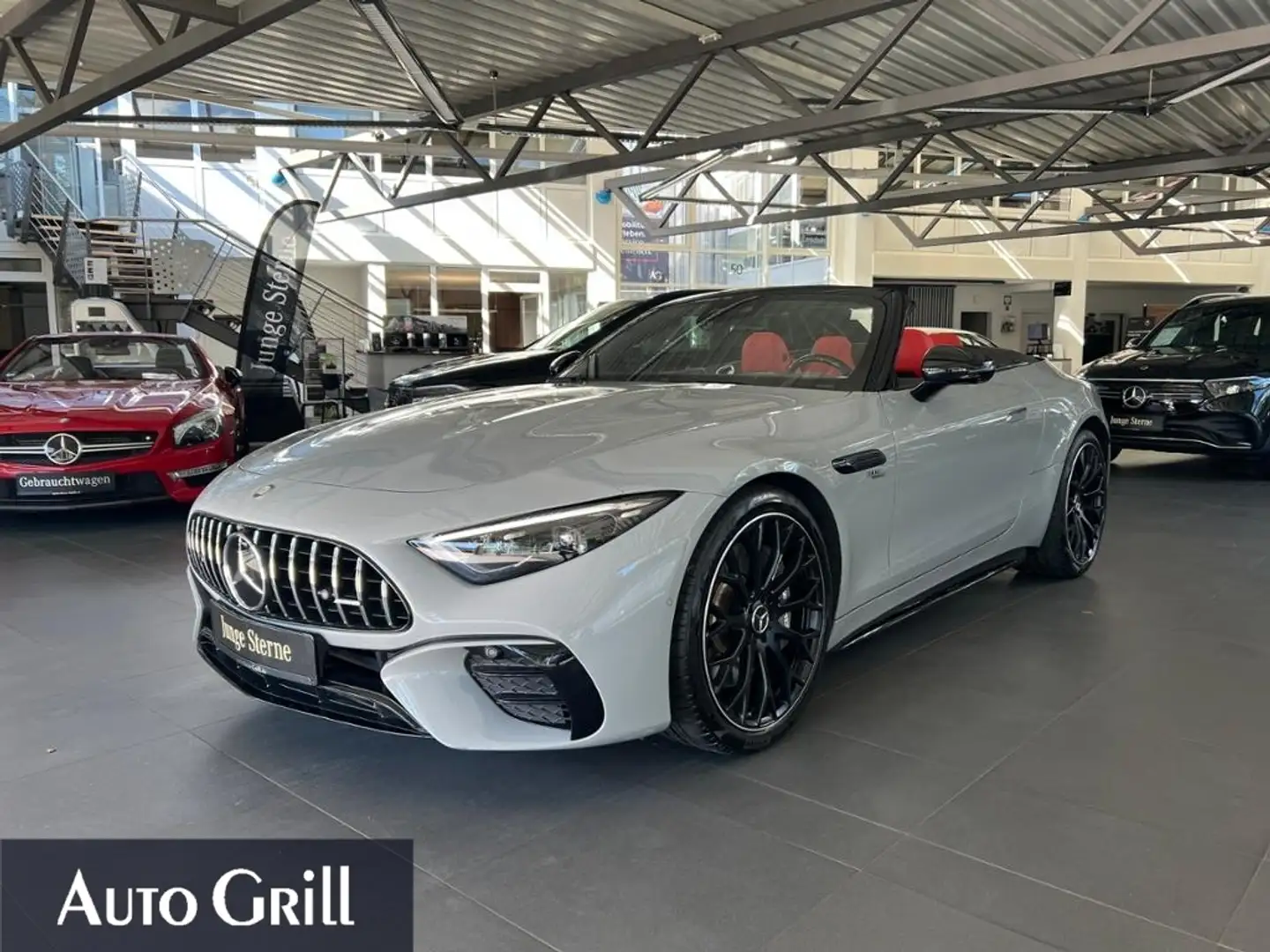 Mercedes-Benz SL 43 AMG Night 360 FAP HAL Burm Carbon 21" Grau - 2