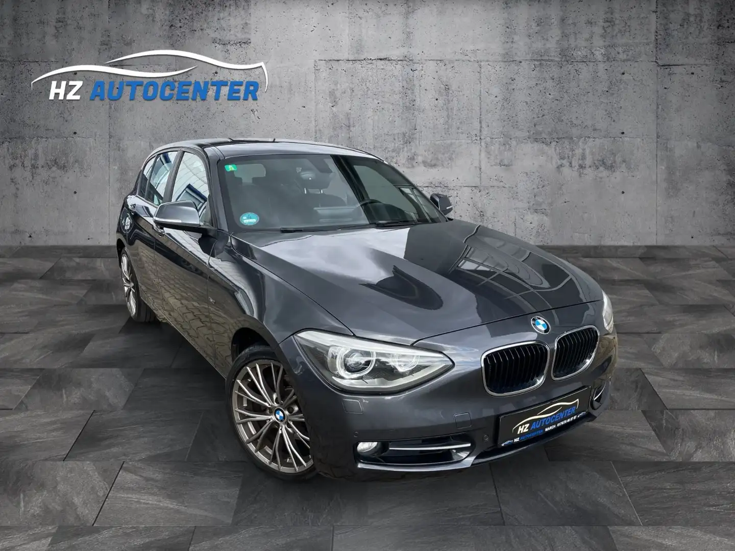 BMW 120 d Automatik Urban Sport*NAVI*LED*APPLE*XENON Gris - 1