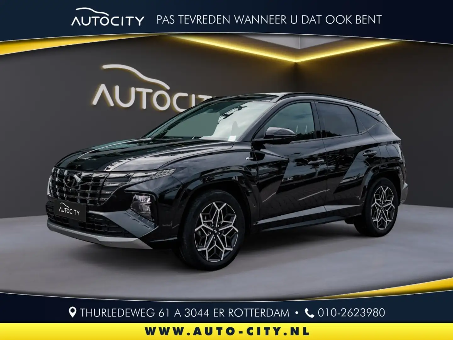 Hyundai TUCSON Tucson 1.6 T-GDI N Line Plug-In Hybrid 4WD 360 l M Zwart - 1