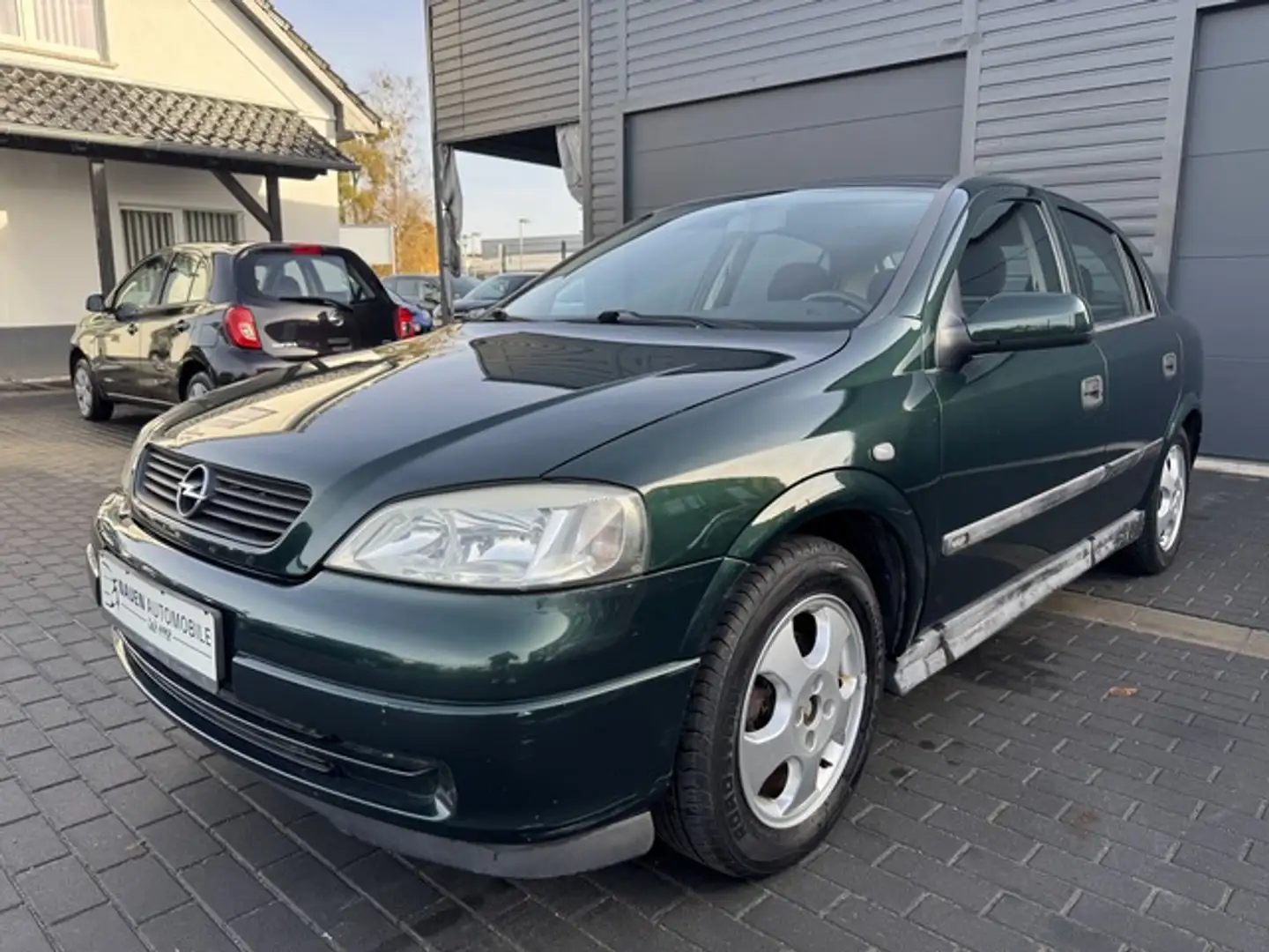 Opel Astra G Edition 100 +Klima+Alus+8-Fach Bereift+ Grün - 1