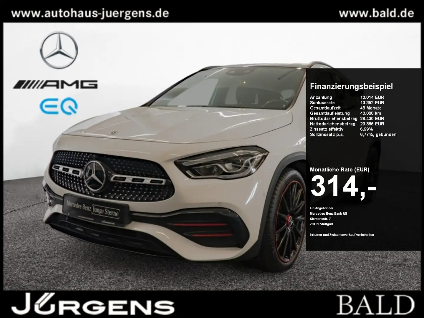Mercedes-Benz GLA 180 Edition1/AMG/Kamera/Pano/Ambiente/20' Weiß - 1