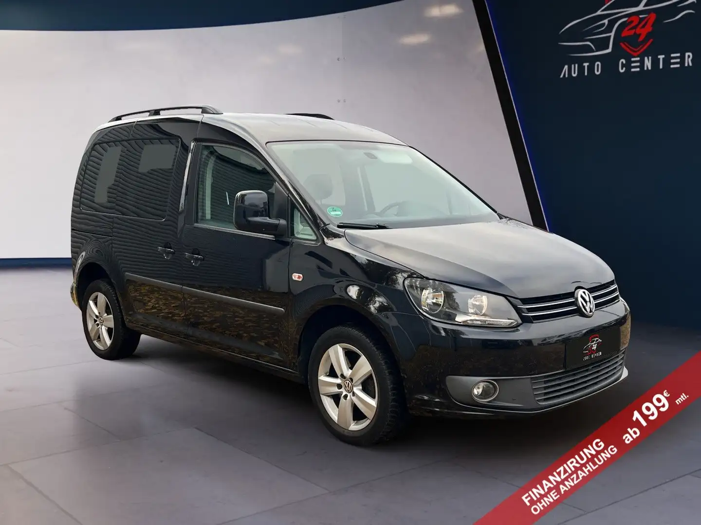 Volkswagen Caddy 2,0TDI 103kW DSG/7-Sitzer/Navigation Schwarz - 1