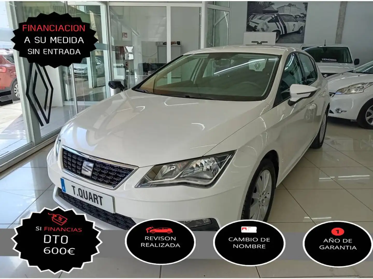SEAT Leon 1.6TDI CR S&S Style 115 Blanco - 1