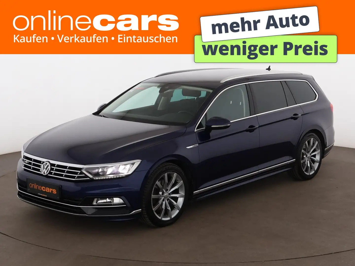 Volkswagen Passat Variant 2.0 TDI 4Motion R-Line Aut LED AHK Blau - 1