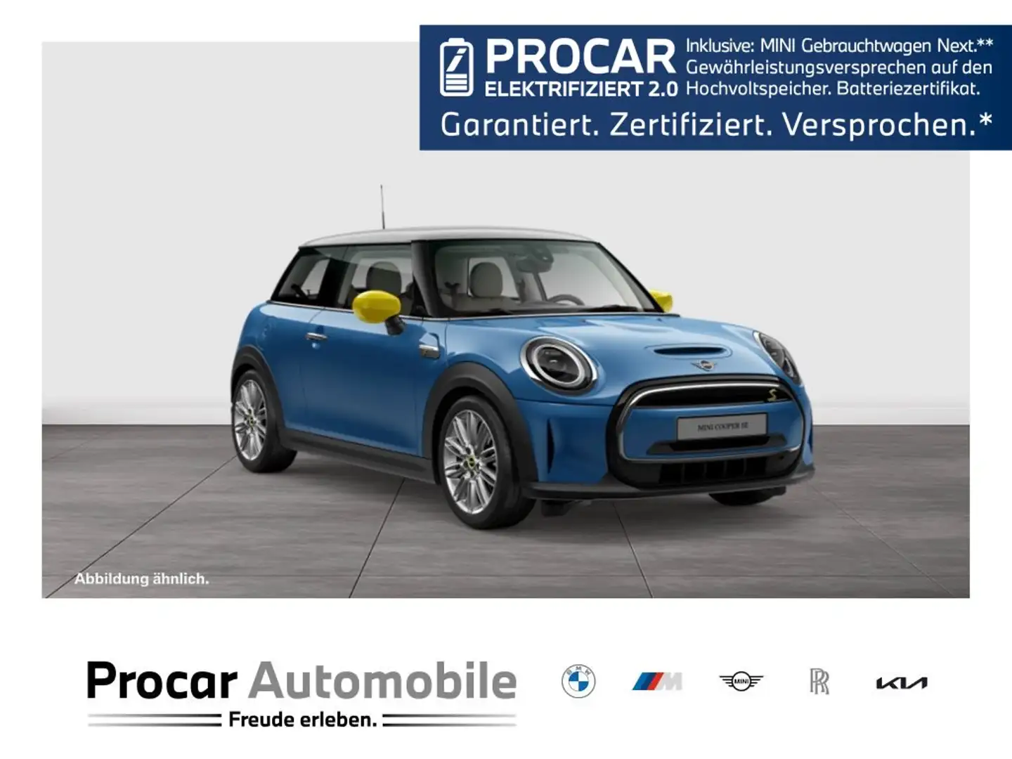 MINI Cooper SE Classic Trim Aut Nav LED Driveass PDC Blau - 1