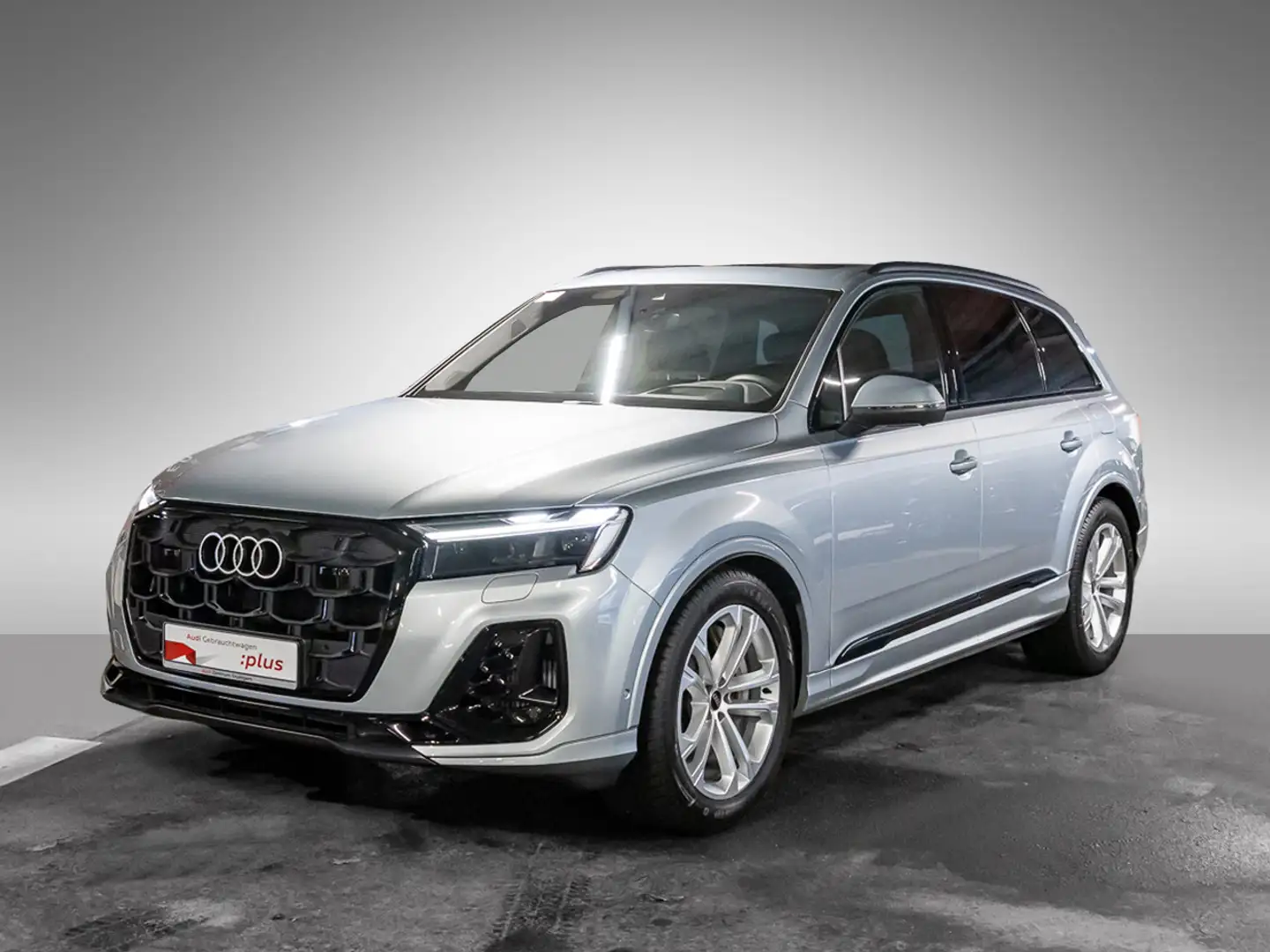 Audi Q7 S line 55 TFSI e quattro tiptronic AHK AIR Srebrny - 2