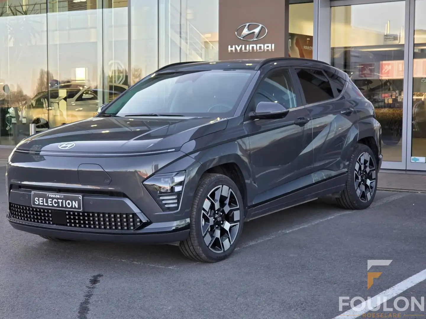 Hyundai KONA 64 kWh Sky  HDA2.0+HUD Full Full option Gris - 1